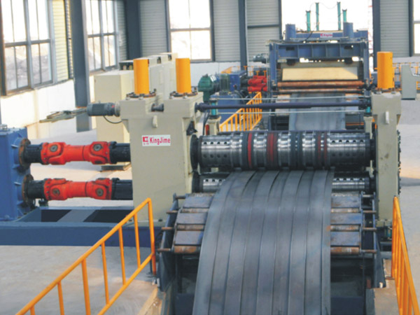 KJS40厚板低速數控精密開卷整平縱剪生產線